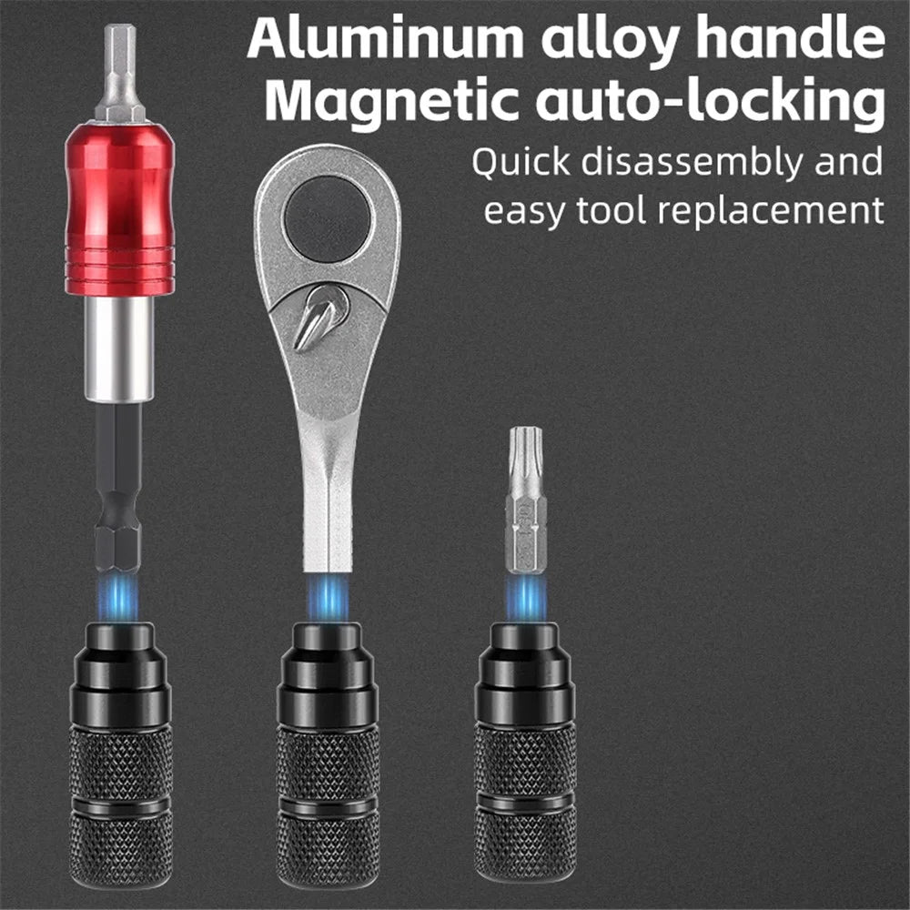 WEST BIKING YP0719355 Aluminum Alloy Ratchet Wrench Screwdriver Bit Repair Tool Kit (Advanced Version) - 6