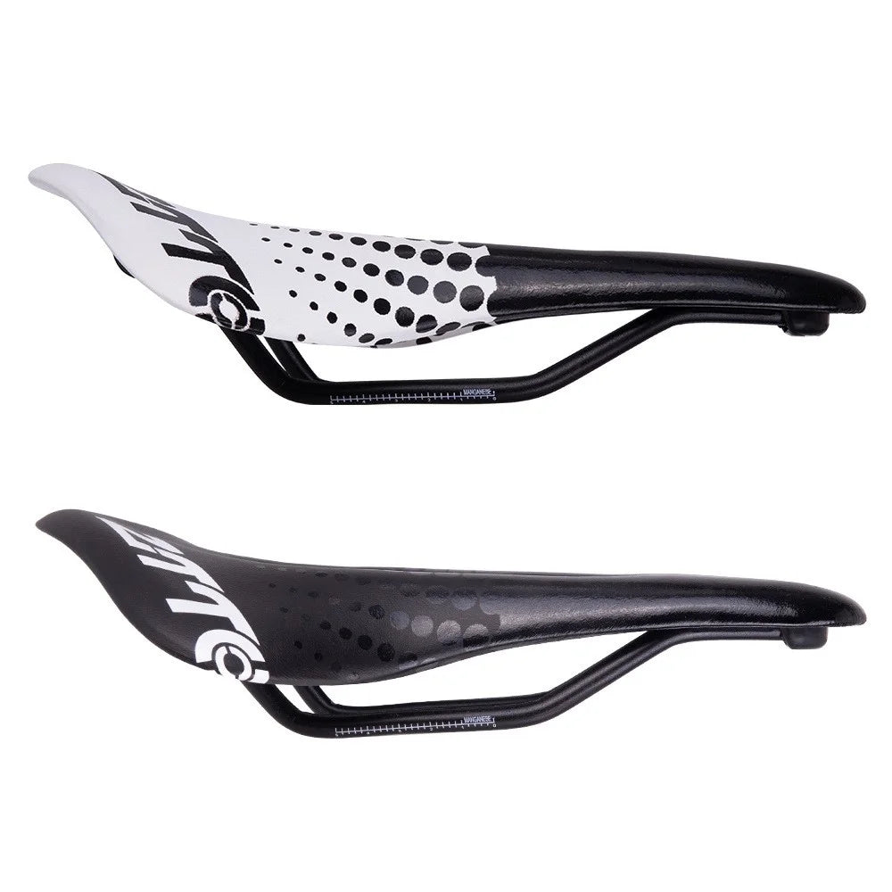 ZTTO ZD-03 Bike Seat Wide Bicycle Saddle Replacement Shock Absorbing Universal Fit - White - 7