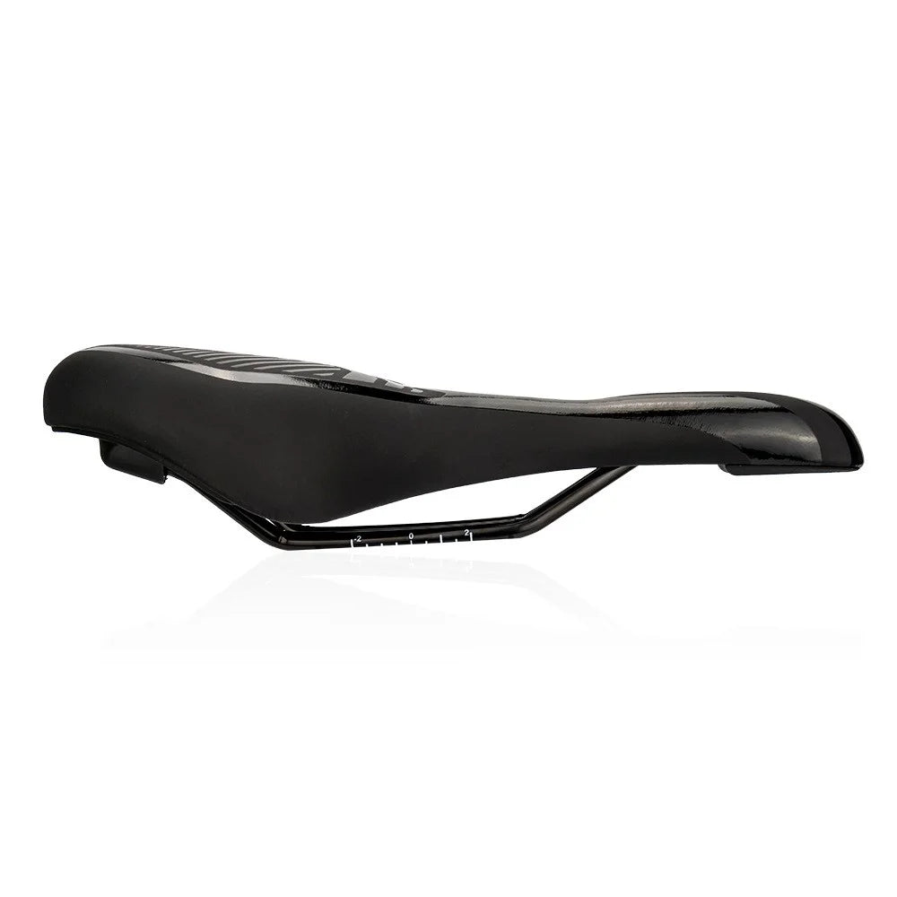 ZTTO 6219 Microfiber Leather Hollow Saddle Mountain Road Bicycle Seat Cushion - Black / Red - 5