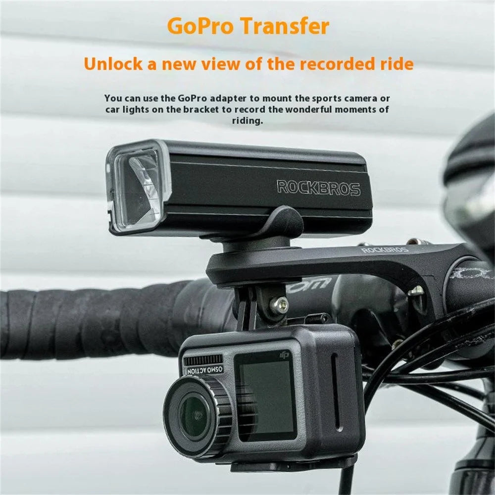 ROCKBROS 29210012001 Mountain Road Bike Computer Mount Extension Bracket for IGS / Garmin / Bryton - 4