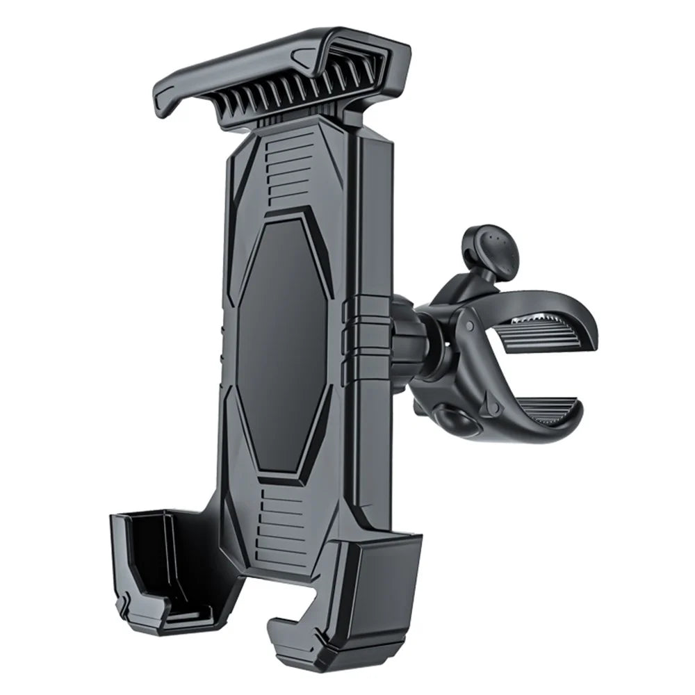 ZY-D11 Motorcycle Bike Handlebar Clip Mount Phone Holder ABS Cycling Cellphone Bracket - 1