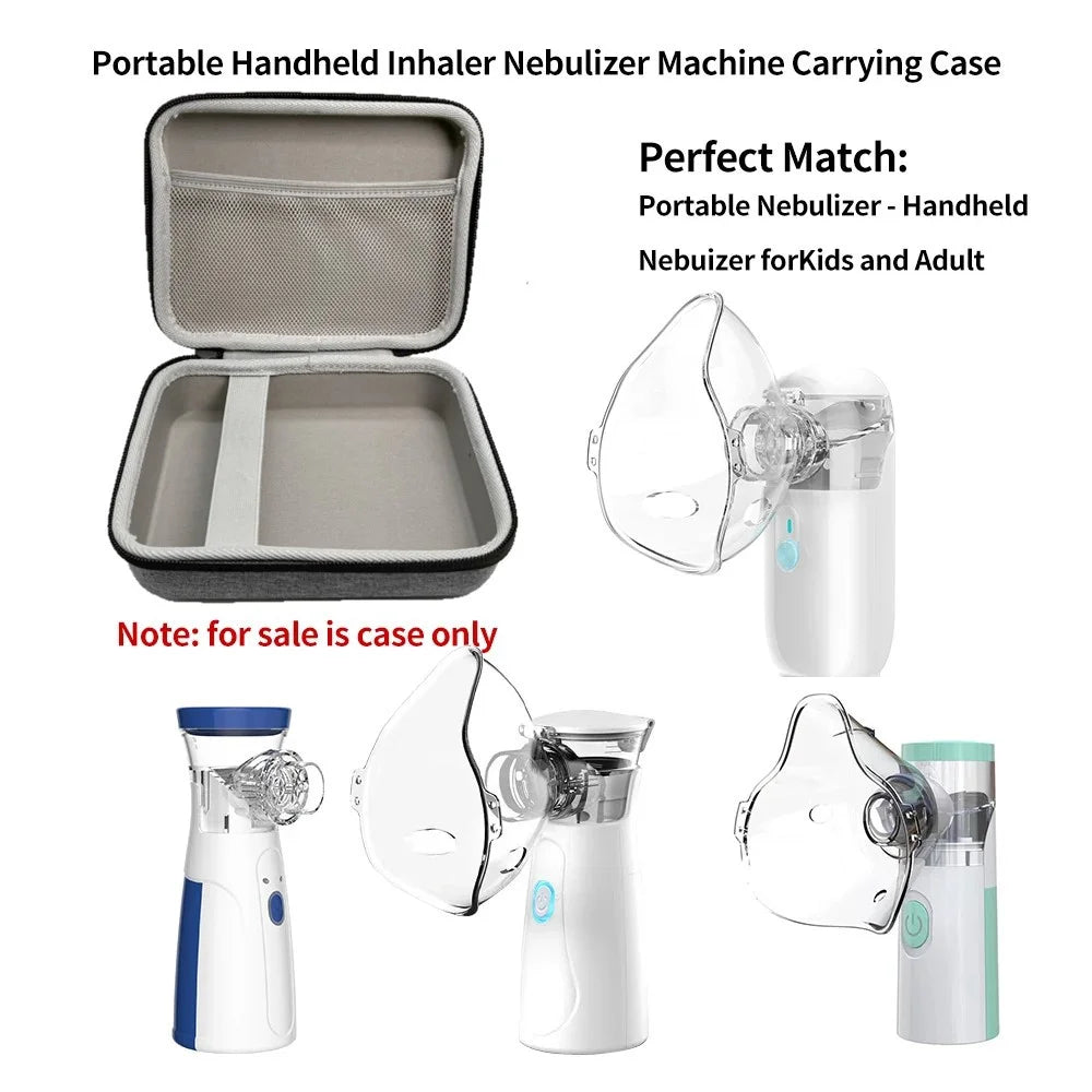 Portable Nebulizer Carrying Case for Travel Medical Kit Handheld Emergency Medical Bag - 5