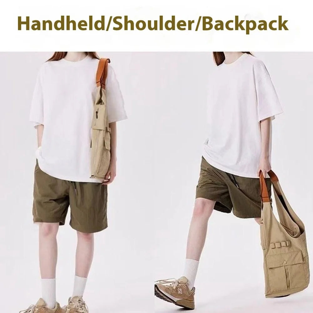 Multifunctional Vest Bag Outdoor Activities Oxford Cloth Single Shoulder Tote Bag Workwear Waistcoat, Size S - 6