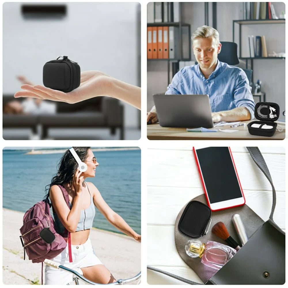 For iWALK Mini / LinkPod 3350mAh / 4500mAh / 4800mAh Portable Charger Storage Case Travel Organizer Compatible with Anker 621 - Black - 5