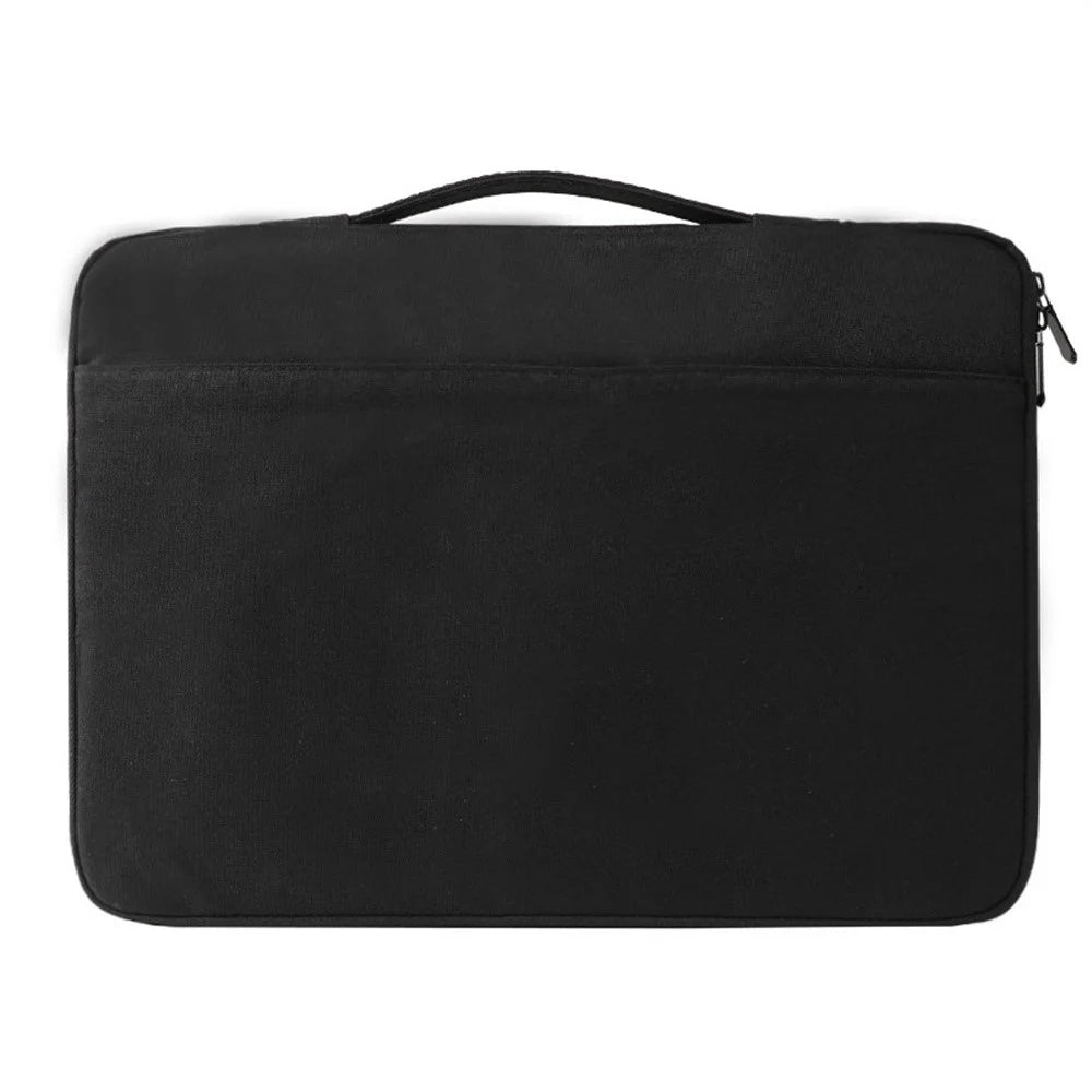 Portable Laptop Bag 15.6 / 16.1 Inch Sleeve Case Waterproof Oxford Cloth Anti Shock Lightweight with Handle - Black - 1