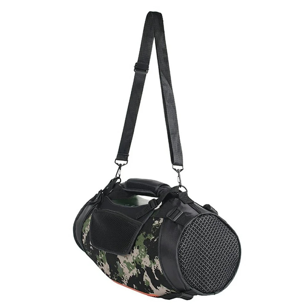 Portable Travel Case for JBL Boombox 4 Bluetooth-compatible Speaker Mesh Cover Carrying Bag with Shoulder Strap - 4