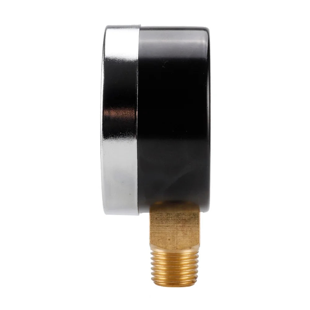 TS-50-14 Pressure Gauge 50mm Dial 0-200 PSI / 0-14 Bar 1 / 4 NPT Brass Thread for HVAC Refrigeration Water Oil System - 3