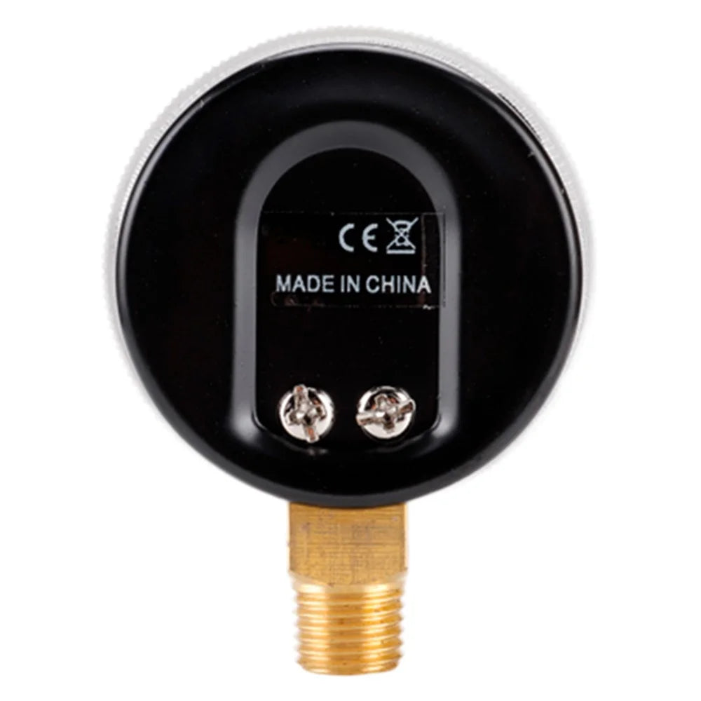TS-Y50-600psi Dual Scale Water Vacuum Pressure Gauge High Precision Gas Air Pressure Gauge 1 / 4'' NPT Bottom Mount - 5