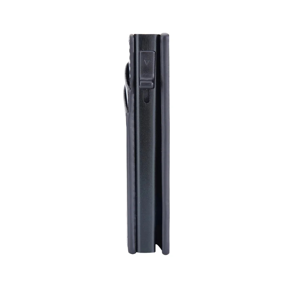 BAELLERRY K9297 RFID Blocking Pop Up Card Holder PU Leather + Zinc Alloy Card Storage Case - Black - 4