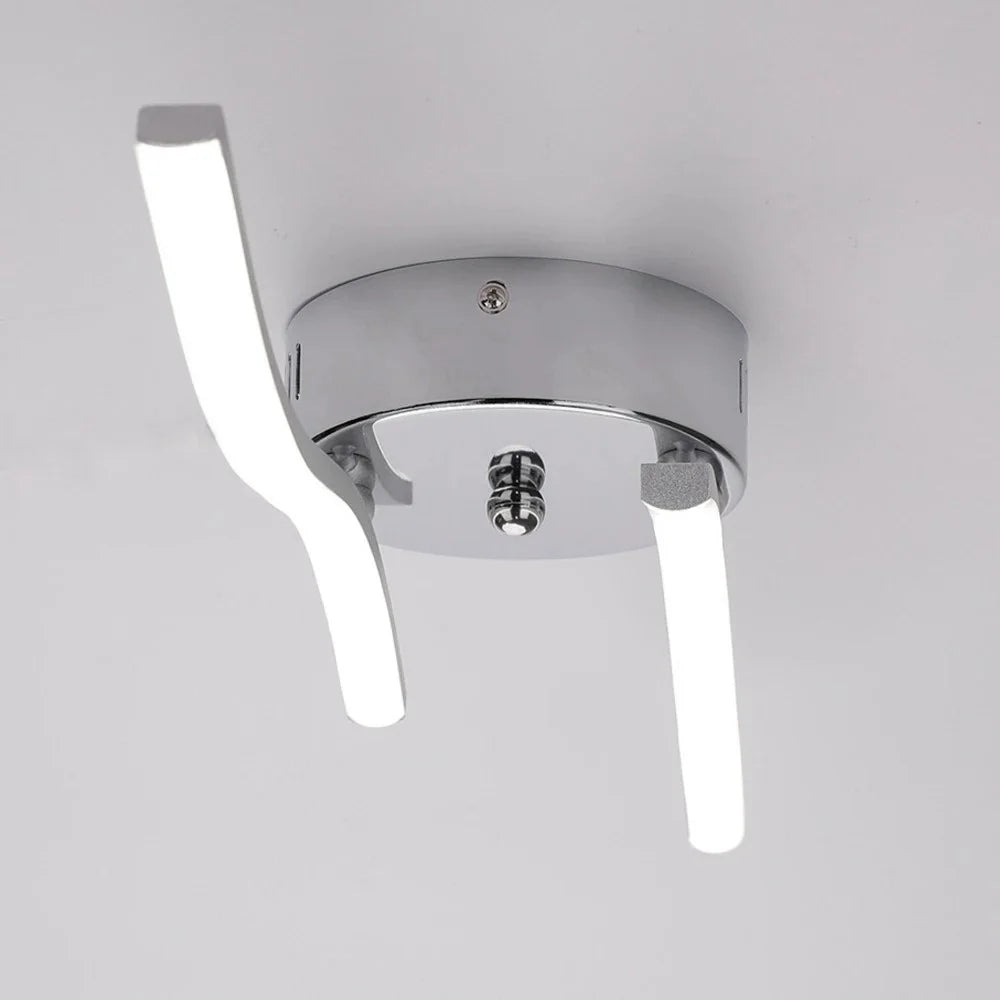 12W Modern LED Ceiling Lamp Wave Shape Ceiling Light for Bedroom Kitchen Living Room Decor - Pure White - 3