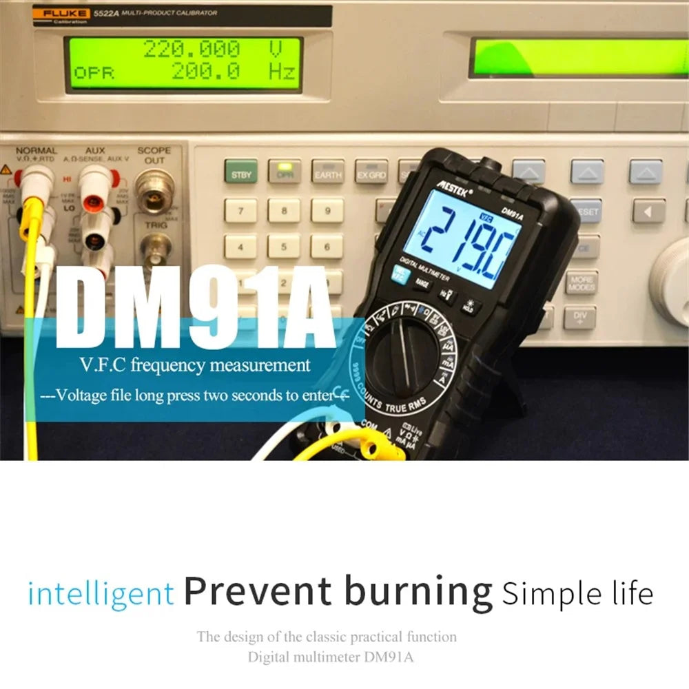 MESTEK DM91A 1999 Count Multimeter AC / DC Ammeter Voltmeter Capacitance Tester - 7