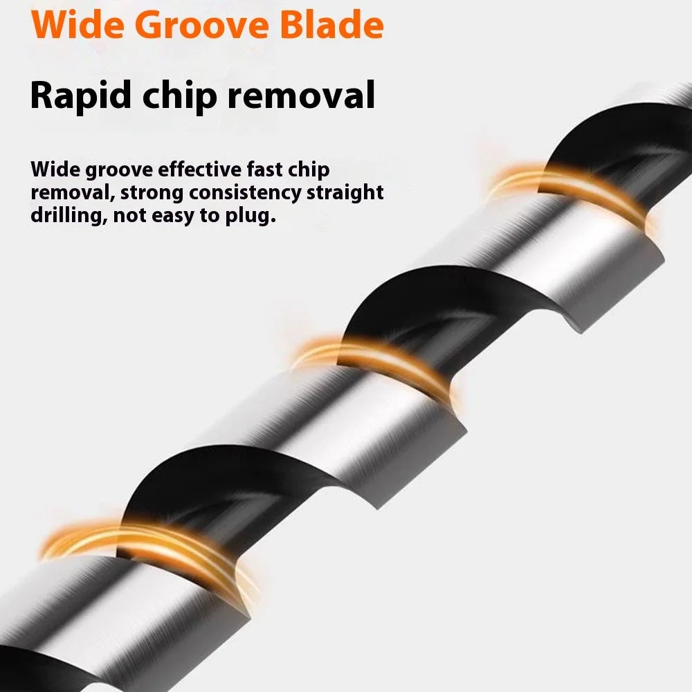 22 x 350mm Deep Hole Extended Auger Drill Bit Woodworking Hex Shank Bit for Electric Drill / Bench Drill - 2