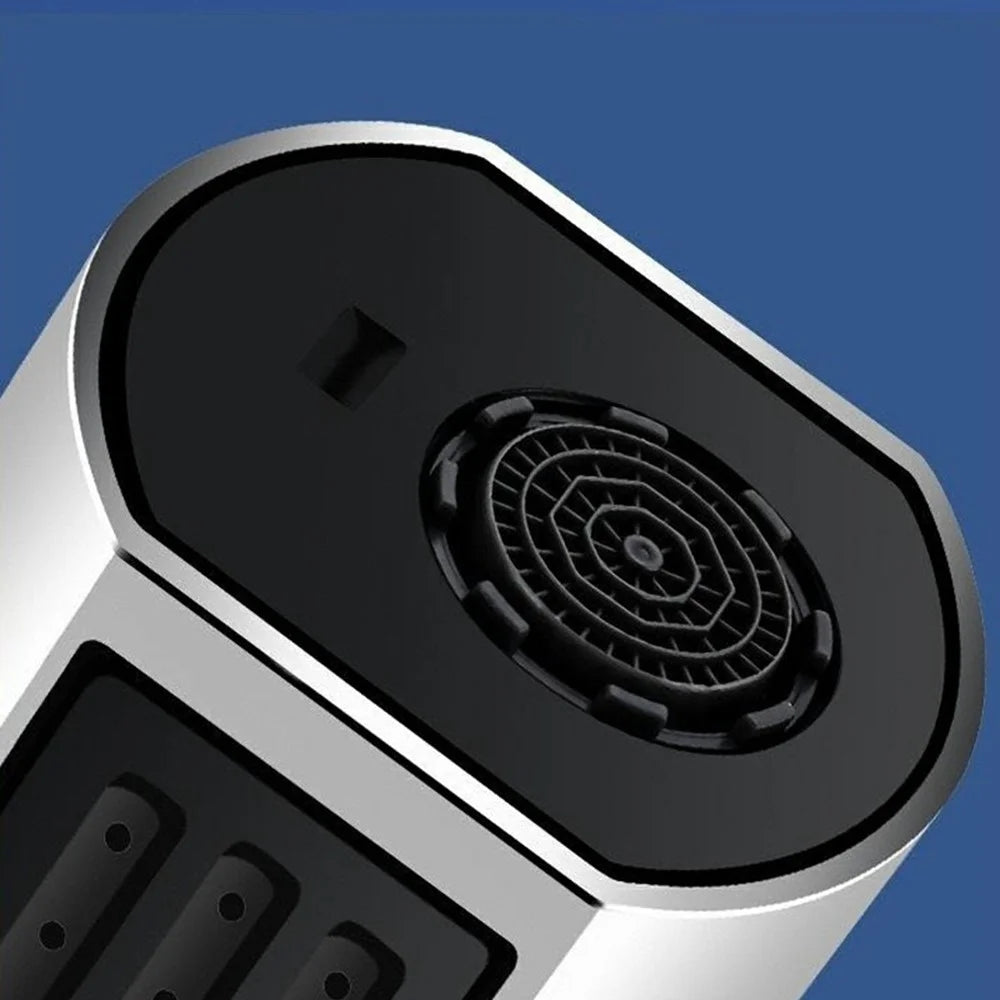 3-Mode Rotatable Kitchen Faucet Aerator 360 Degree Swivel Splash-Proof Water Tap Attachment for Washing - Silver - 5