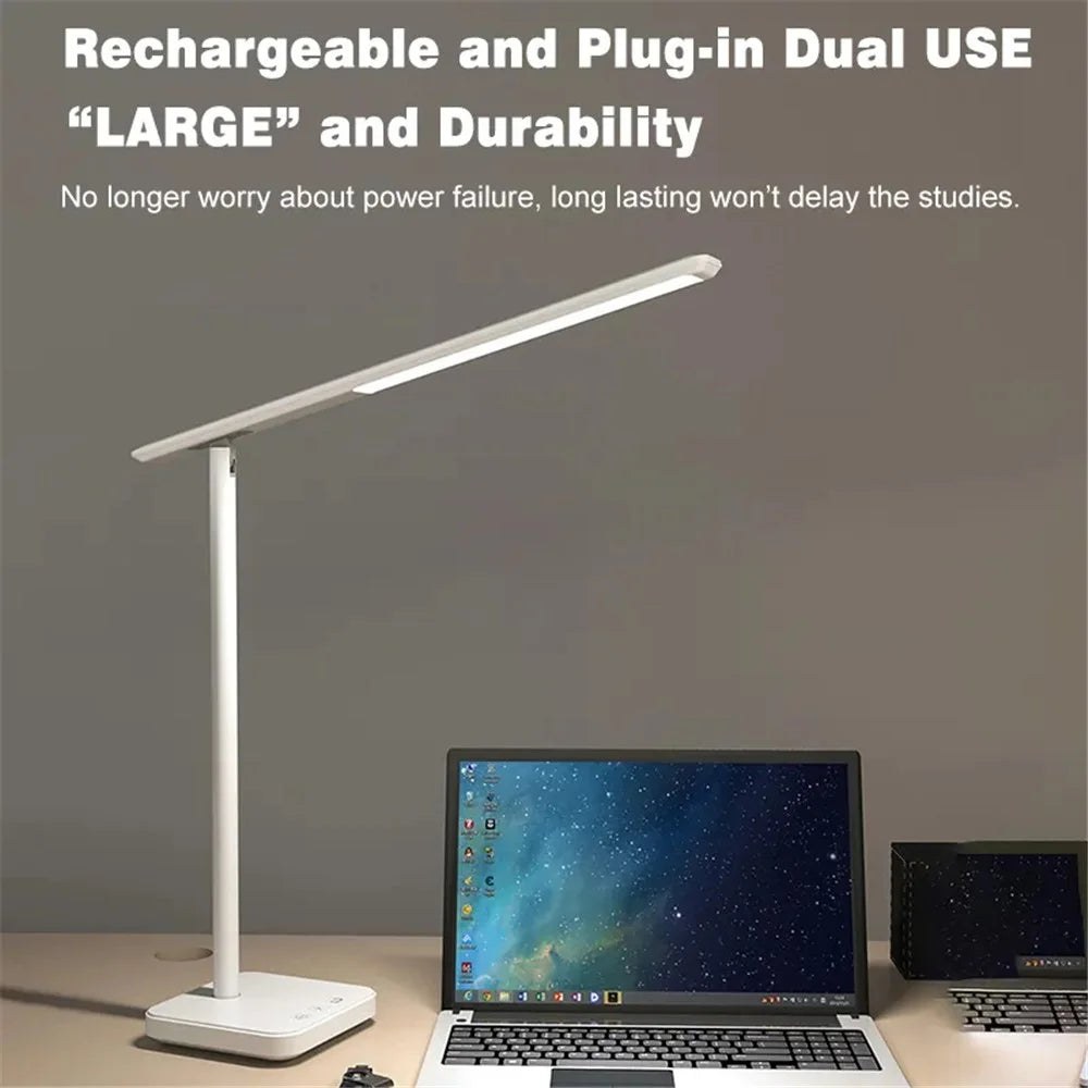 TB-82SLI Foldable Reading Light Touch Control Eye Protection LED Desk Lamp (Built-in 1800mAh Battery) - 2