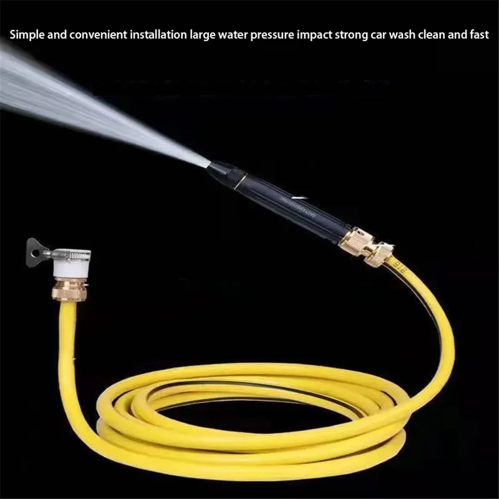 High Pressure Car Wash Spray Nozzle Vehicle Cleaning Watering Flushing Spray Gun with 5m Water Hose - 7
