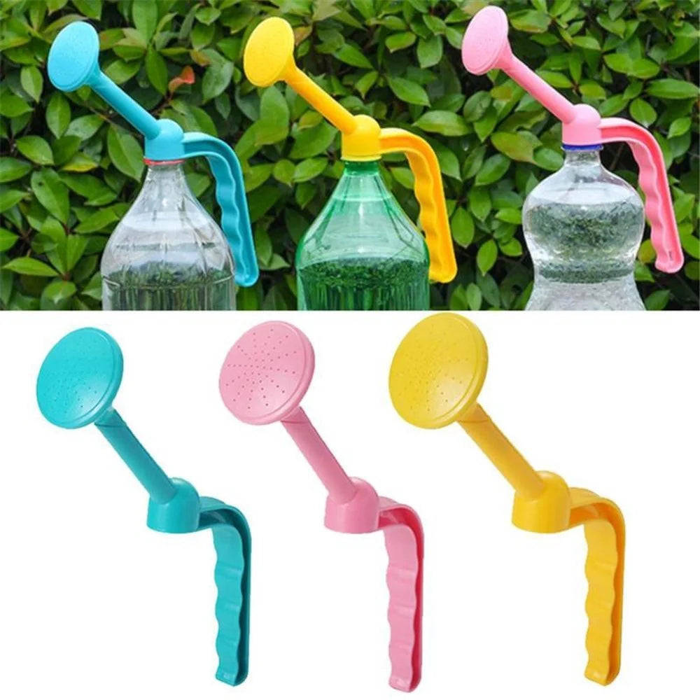 3Pcs Mixed Color Garden Tools Plastic Watering Can Long Mouth Shower Watering Can Spout - 1