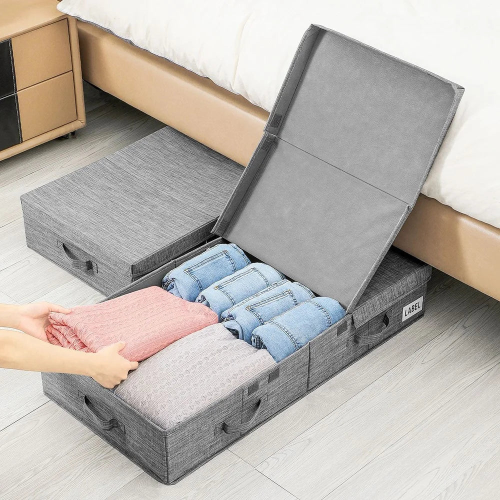 MOHO&HOME MDJ-6141 Uner Bed Clothing Storage Bag Folding Household Blankets Toy Sorting Box - 4