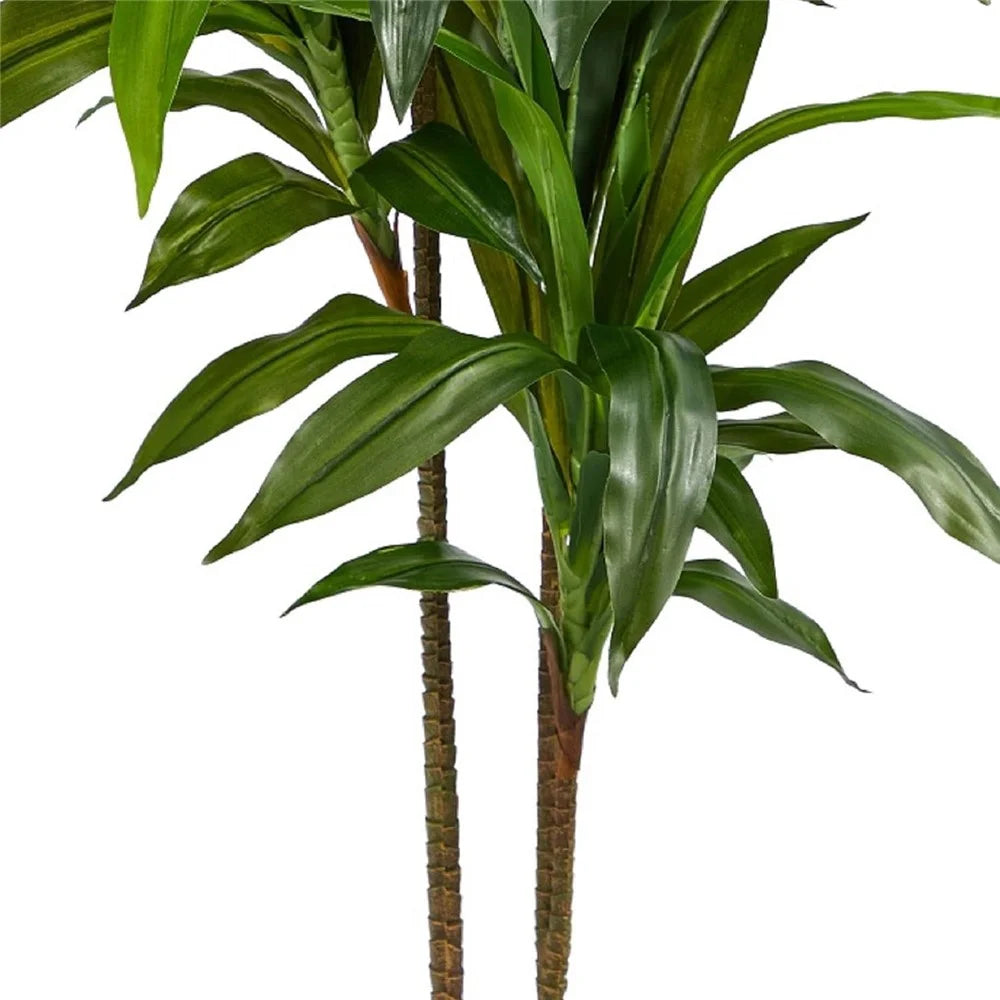 120cm Plastic Artificial Brazilian Dracaena Potted Green Plant Living Room Simulated Floor Ornament - 5