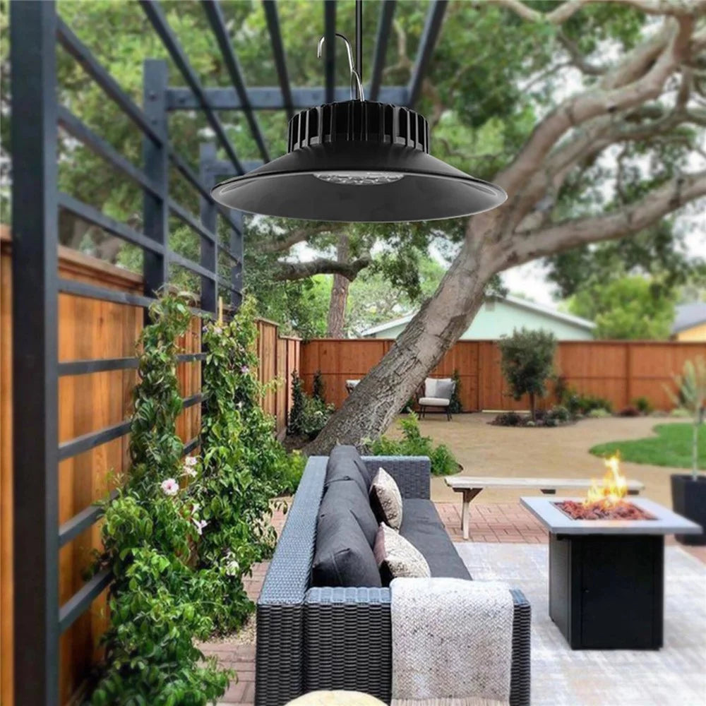 TS-S4401 Waterproof Solar Pendant Light for Outdoor Patio 3 Color Temperatures Garage Lamp with Remote Control - 5