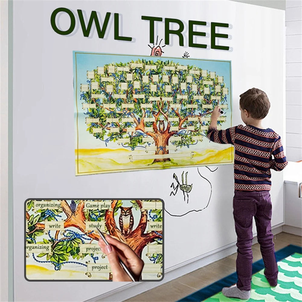 40 x 60cm Family Tree Canvas Fill In Blank Genealogy Chart Wall Art Fillable Family History Poster - 5