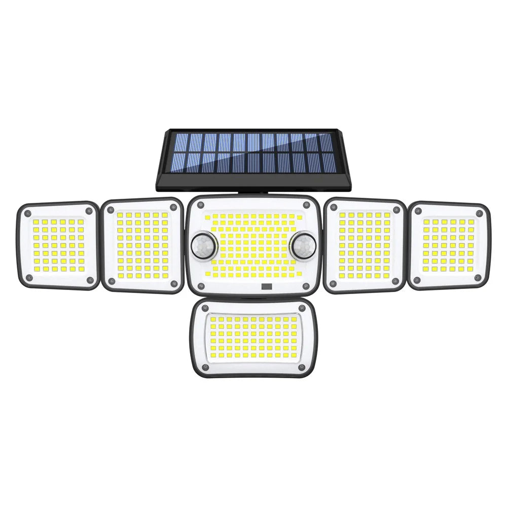 TG-TY18101 366-LED Solar Motion Sensor Wall Light 270° Wide Angle IP44 Waterproof Wall Lamp for Outdoor Garden - 2
