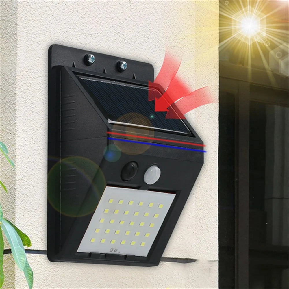 JL-77 30LED Split Solar Light Human Sensor Lights IP65 Waterproof Night Light for Outdoor Garden, Yard - 4