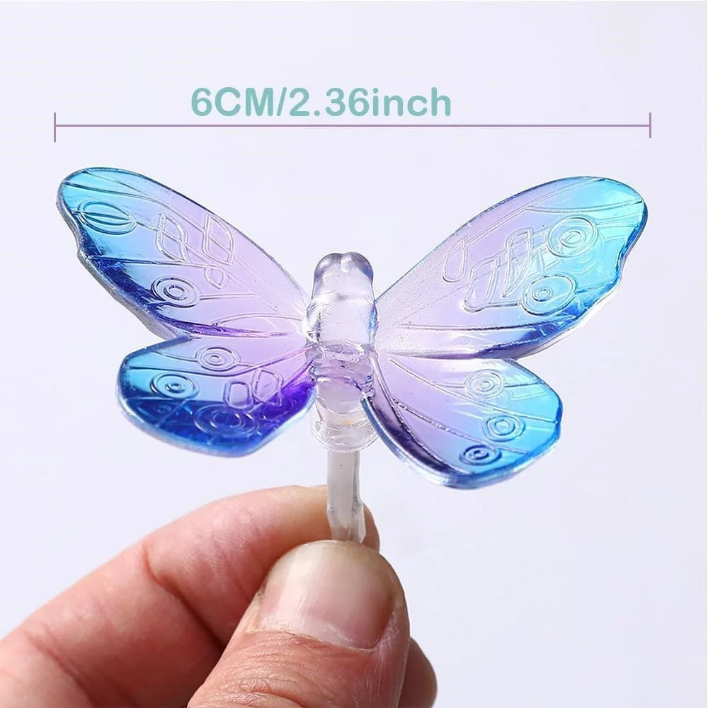 2m 10-LED Butterfly String Light Romantic Festival Wedding Decorative Lamp, Constant Light - Purple - 7