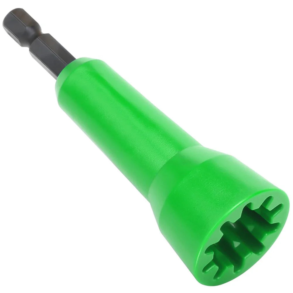 Wire Twisting Tool with 1 / 4" Chuck for Electrical Cable Connections - Green - 1