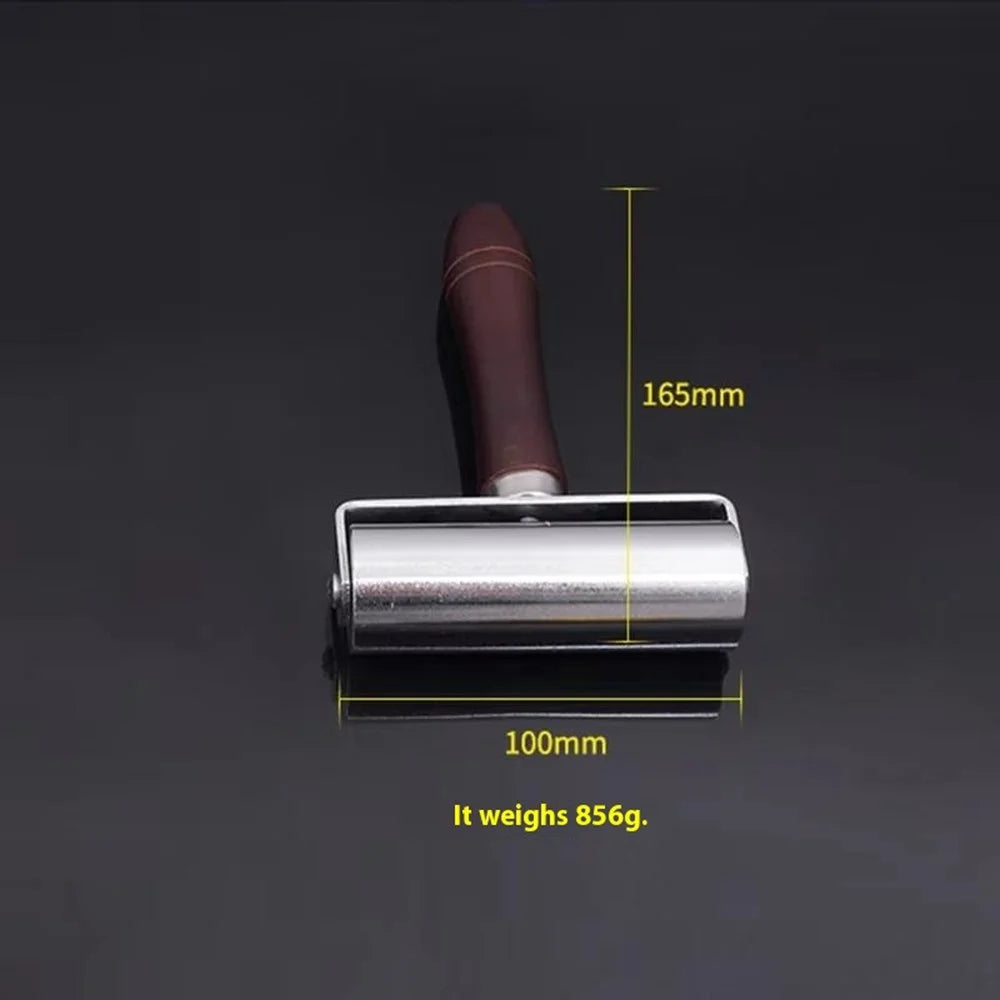 Size L 100mm Leather Roller Tool DIY Leathercraft Burnishing Wheel Leather Edge Pressing Tool - 7