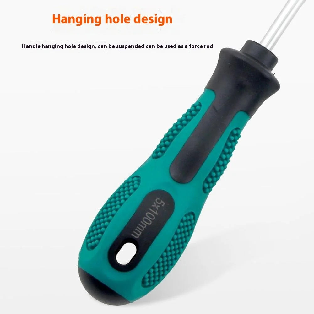9 PCS Screwdriver Set Two Tone Rubber Handle Magnetic Phillips / Flathead Multi-Function Repair Tool - 5