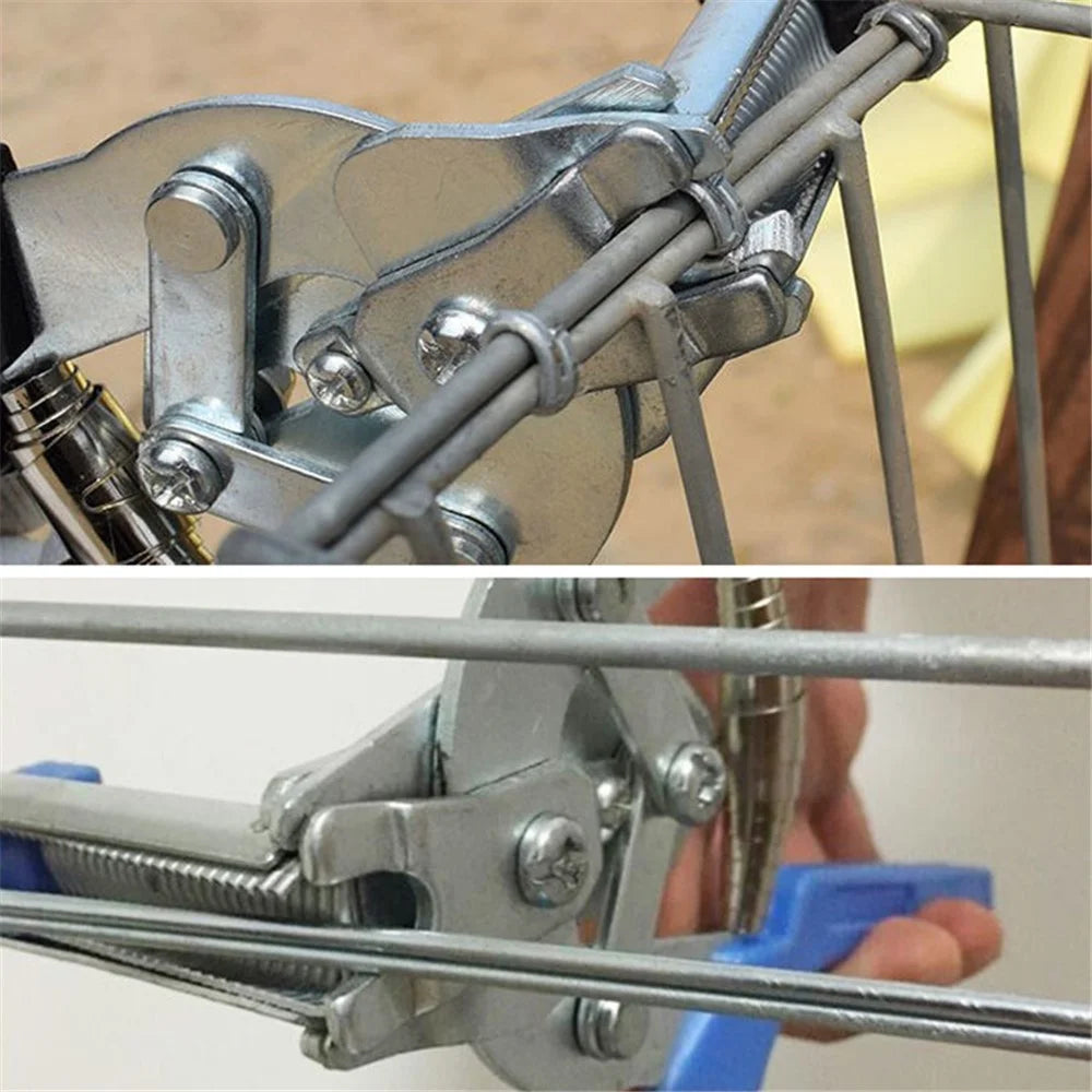 Type M Nail Ring Pliers Metal+ABS M Clips Hog Ring Pliers Animal Cages Wire Fencing Hand Tool - 7