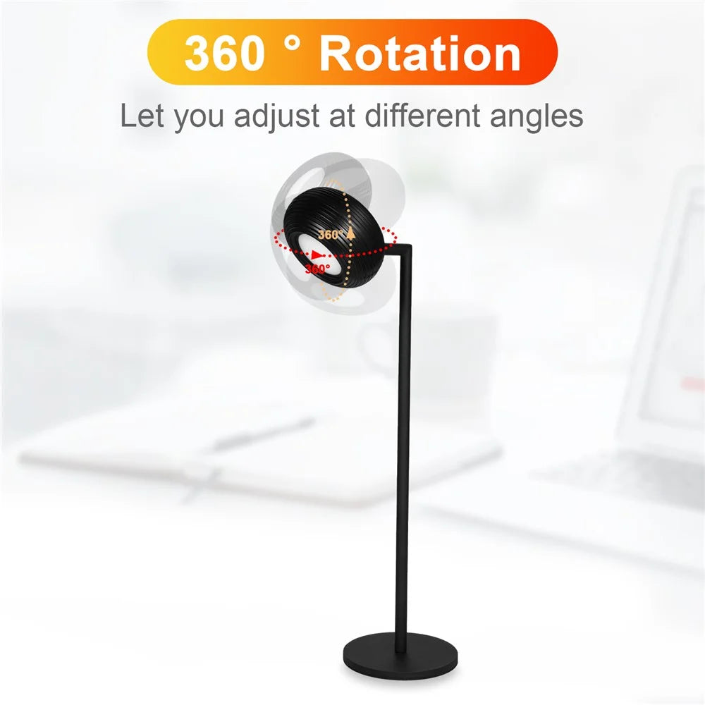 ML-CX003 Magnetic Wall Light Rotation Design Table Lamp for Bedroom (CE, RoHS, FCC) - Black - 6