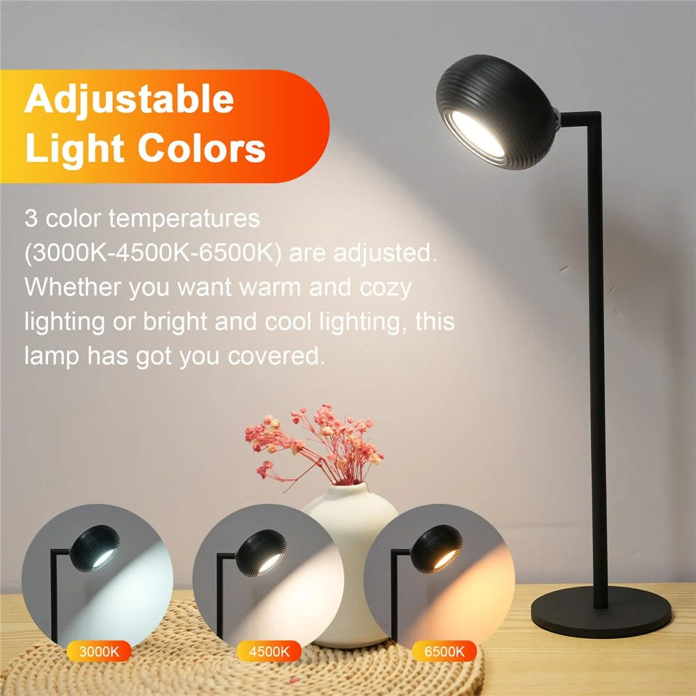 ML-CX003 Magnetic Wall Light Rotation Design Table Lamp for Bedroom (CE, RoHS, FCC) - Black - 7
