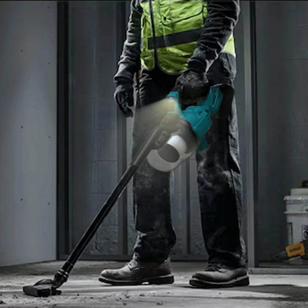 9.4Kpa Powerful Suction HEPA Filter Wireless Handheld Vacuum Cleaner with LED Light for Home Car, EU Plug - 6