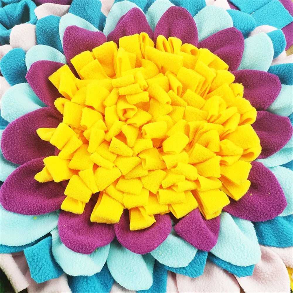 45*45cm Interactive Puzzle Feeding Mat Enrichment Toys Snuffle Mat Slow Feeder for Cats Dogs - 3