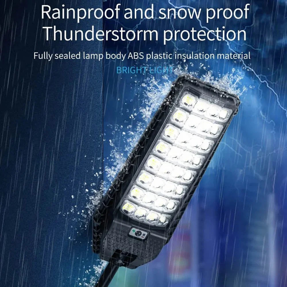 W7208-3 Outdoor Waterproof Home Yard Light Solar Powered LED Bright Garden Lamp (3 Rows) - 6