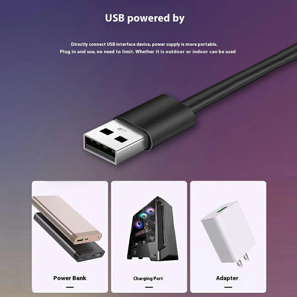 KBB-76 Musical Note Shape RGB Ambient Light for Gaming USB Powered Atmosphere Lamp, Wire + Remote + APP Control - 5