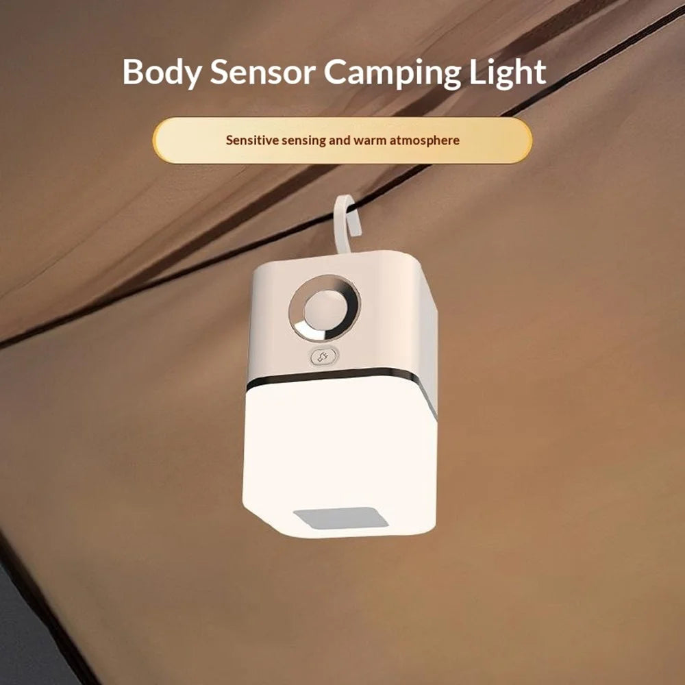 TB-137SLIR 2000mAh Rechargeable PIR Motion Sensor Night Light Portable LED Camping Light for Bedroom Outdoor - 3