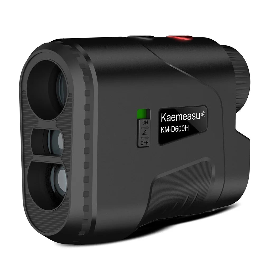 KAEMEASU KM-D600H Golfing Range Finder 5-600m Laser Rangefinder Built-in 450mAh Battery - Black - 1