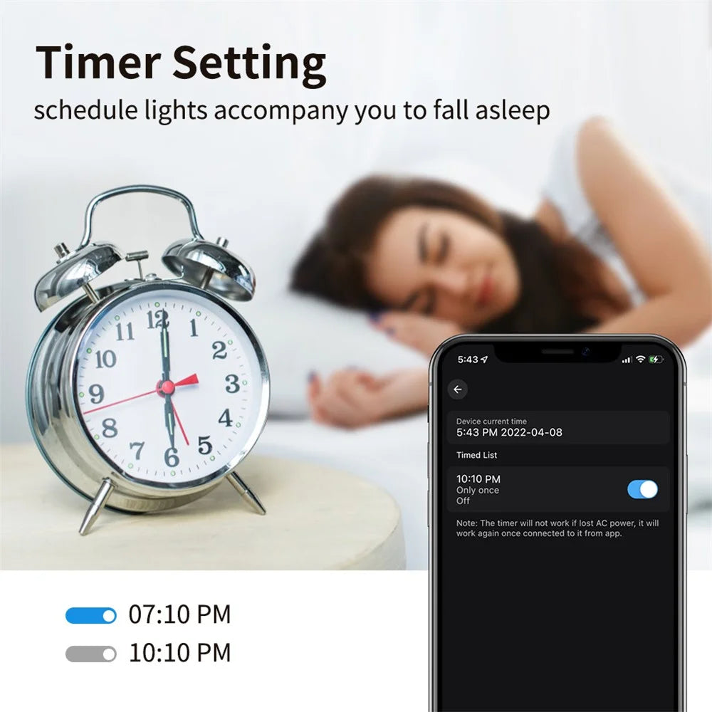 ZJ-BWBL1H-RGBWW-1P 10W Smart Voice Light Bulb WiFi Bluetooth-compatible RGBCW 220V LED Bulb - 7