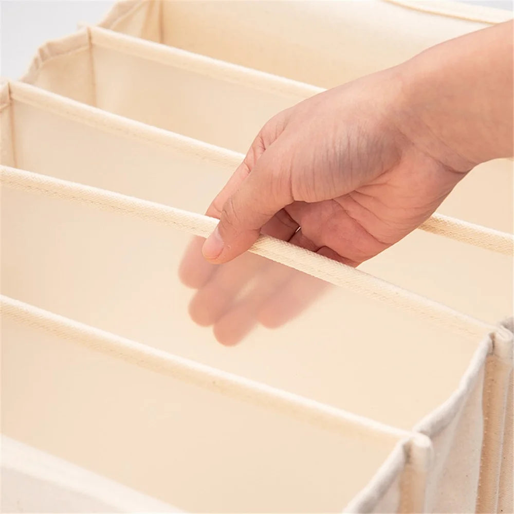 MOHO&HOME MDJ6167 7 Grids Underwear Socks Storage Box Cabinet Wardrobe Divider Drawer Organizer - 5