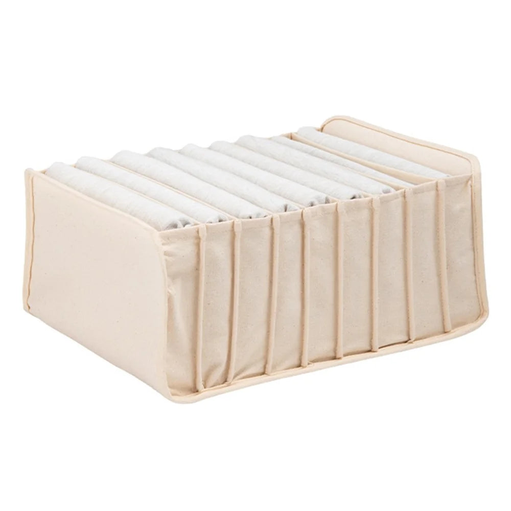 MOHO&HOME MDJ6167 9 Grids Foldable Storage Box T-Shirt Towel Drawer Organizer Cabinet Wardrobe Divider - 2