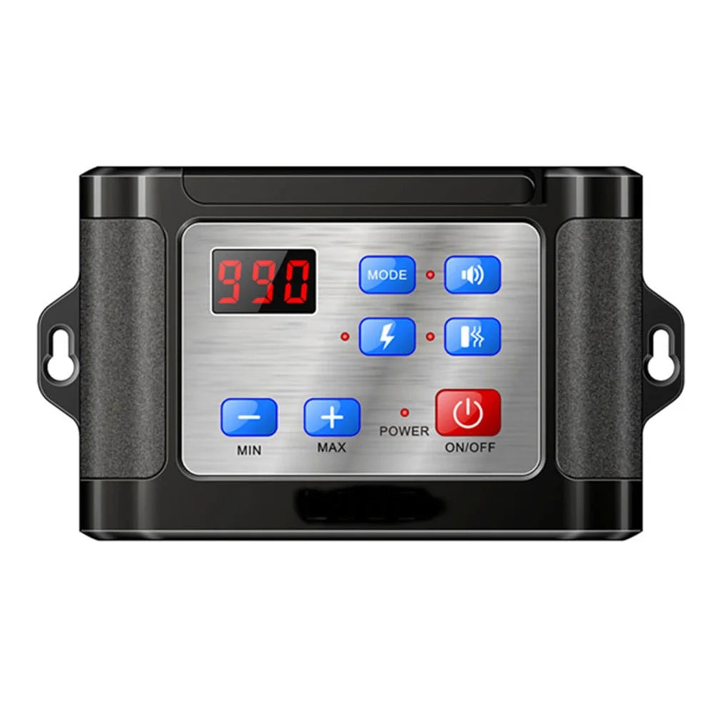 888 2-in-1 Outdoor Wireless Fence System for Dogs Electronic Pet Collar 1 Wireless Transmitter + 3 Collar Receiver - EU Plug - 4