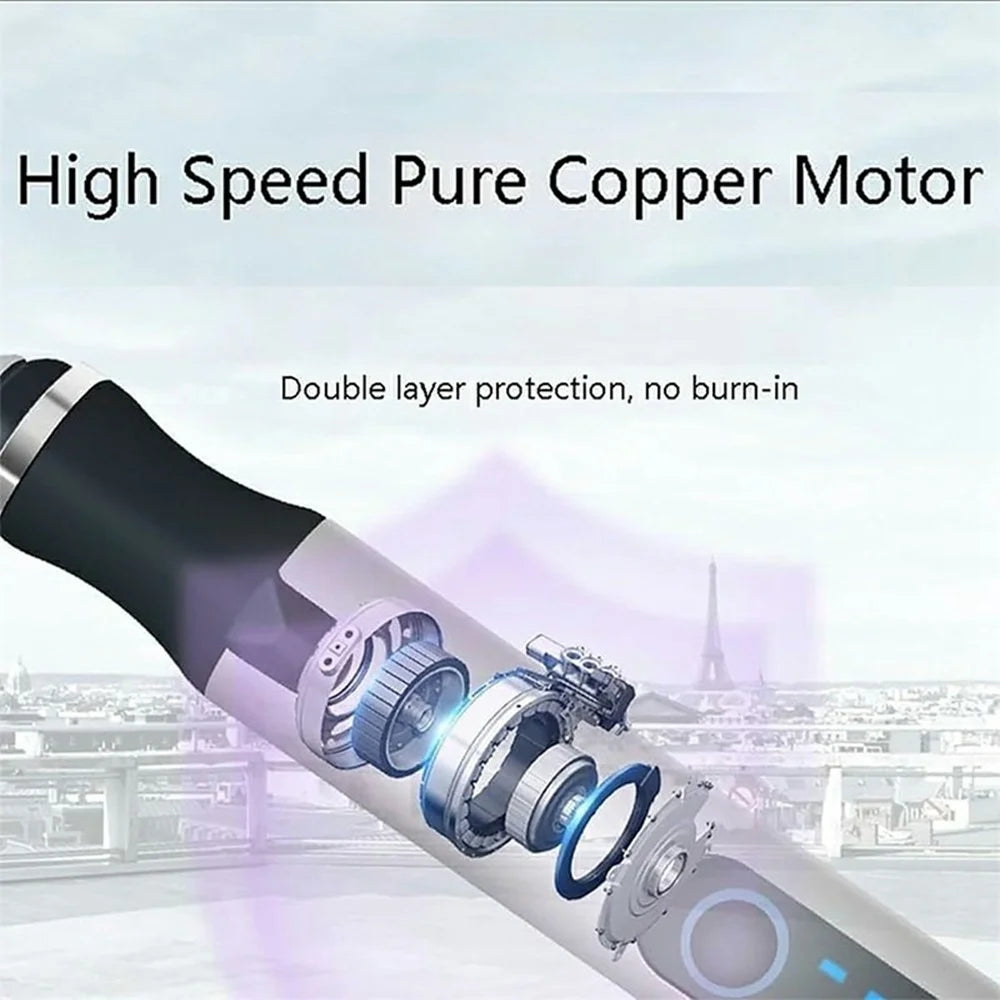 Mini Lithium Electric Grinder Cordless Drilling Carving Polishing Grinding Machine Electric Grinding Pen Set with Carving Templates - Rose Gold - 4