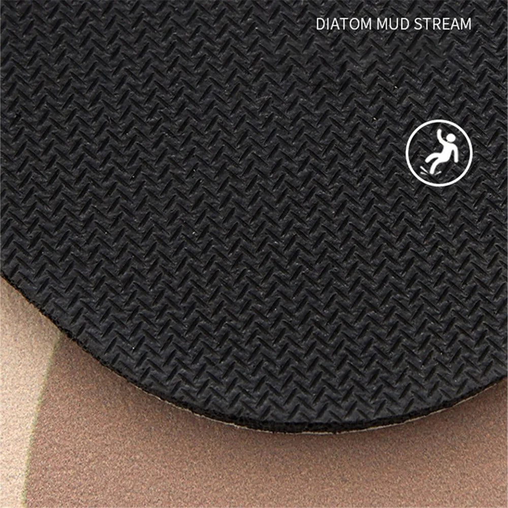 Y-0201-01 50x80cm Diatom Mud Water Absorbent Bath Mat Non-Slip Quick Drying Bathroom Floor Pad - Style A - 5