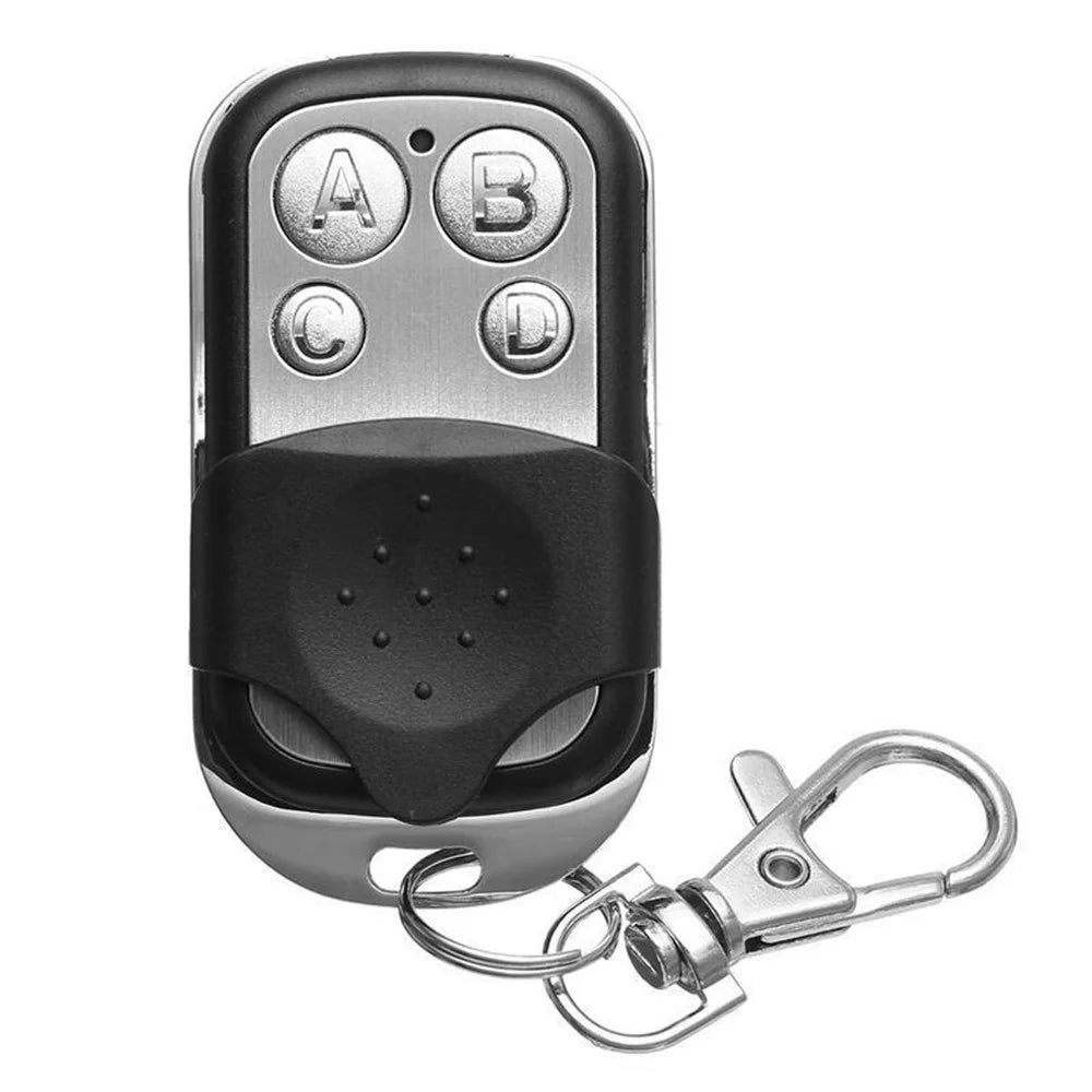 433MHz EV1527 Learning Code Wireless Remote Control Metal 4 Buttons Transmitter Controller for Garage Door - 1