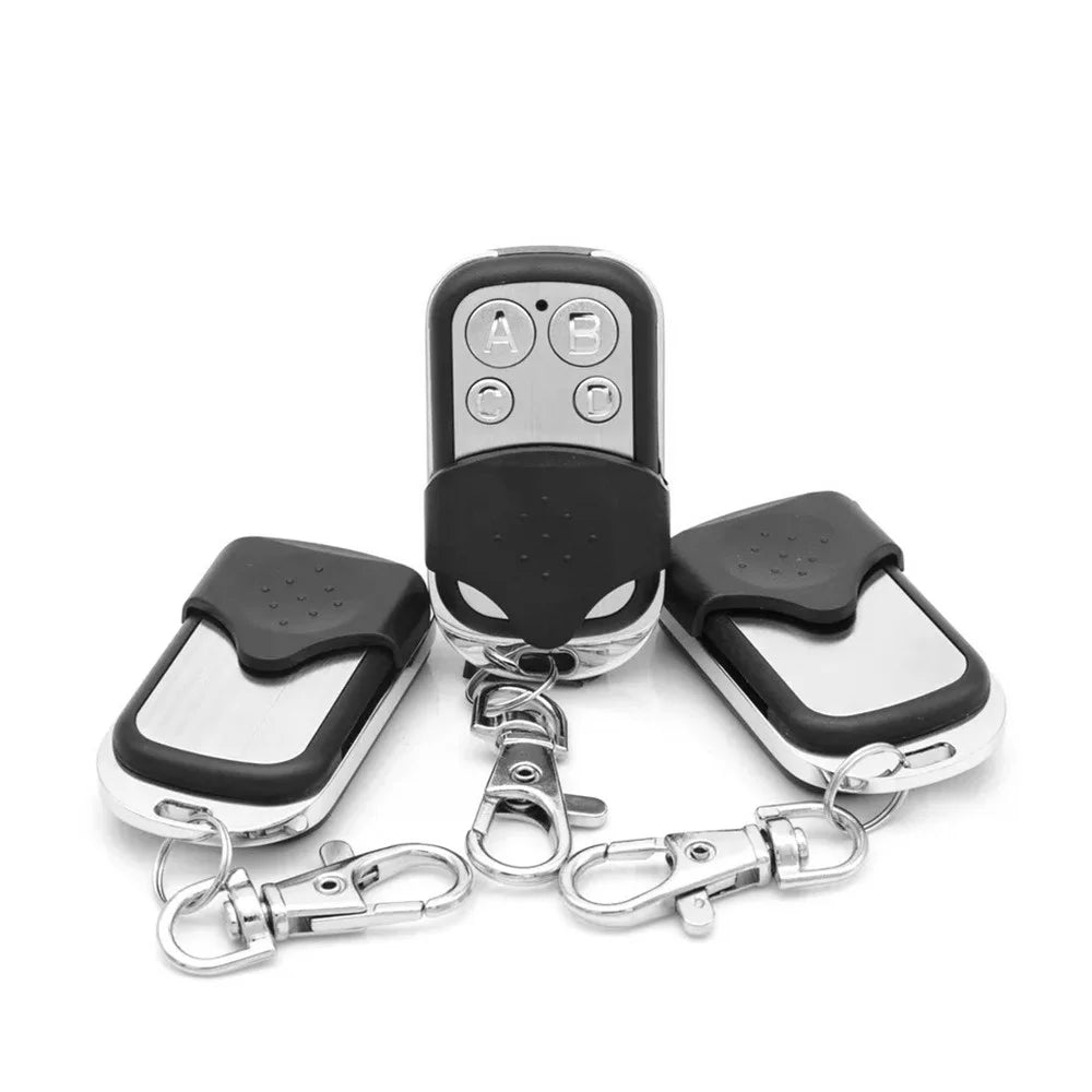 433MHz EV1527 Learning Code Wireless Remote Control Metal 4 Buttons Transmitter Controller for Garage Door - 5
