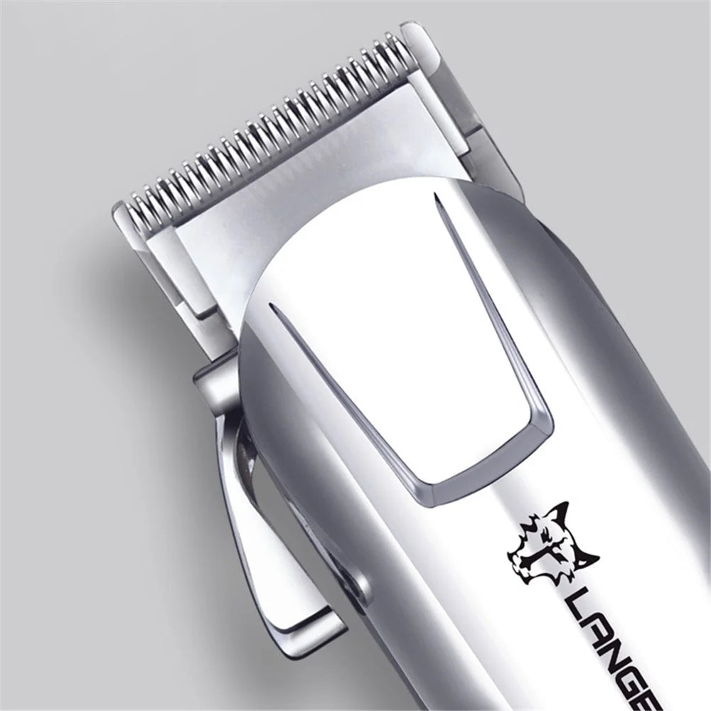 LANGBA Digital Display Cat Dog Clipper Electric Pet Trimmer Dog Grooming Clippers with 4 Limit Combs - Blue - 2