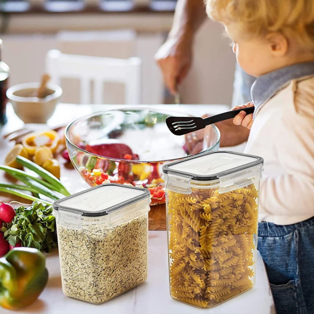 24Pcs / Set Kitchen Sealed Jar Grain Storage Box Refrigerated Odor-Free Transparent PP Fresh-Keeping Box (BPA Free, FDA Certified) - 7