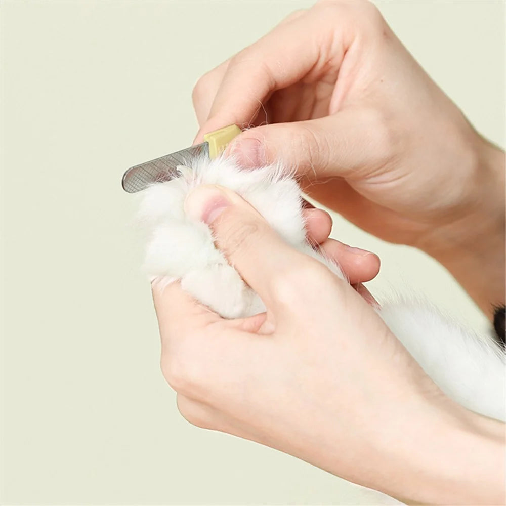 AIWO Banana Shape Pet Nail Clipper Anti-Cutting Blood Line Dog Cat Claw Trimmer with LED Light ST - White Light / Green - 5